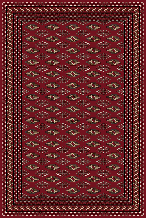 فرش ابریشم ماشینی مدرن و سنتی مناسب حال و پذیرایی برند دفه کد  ABRISHAM SM 1114