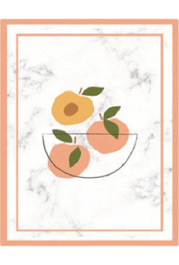 فرشینه و قالیچه فانتزی مناسب آشپزخانه برند دفه کد ZED APZ 833