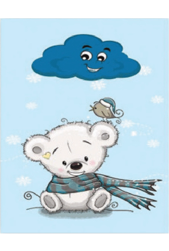 فرشینه و قالیچه فانتزی مناسب اتاق کودک برند دفه کد ZED KODAK 901