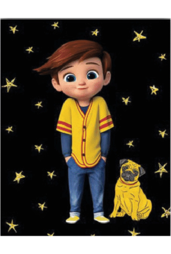 فرشینه و قالیچه فانتزی مناسب اتاق کودک برند دفه کد ZED KODAK 906