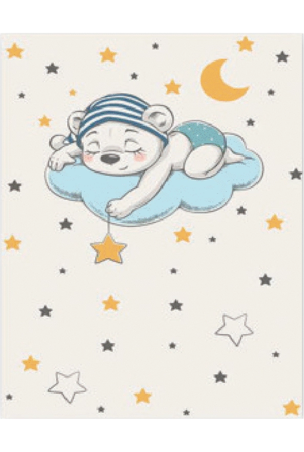 فرشینه و قالیچه فانتزی مناسب اتاق کودک برند دفه کد ZED KODAK 920