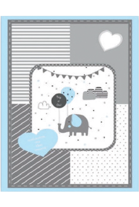 فرشینه و قالیچه فانتزی مناسب اتاق کودک برند دفه کد ZED KODAK 937