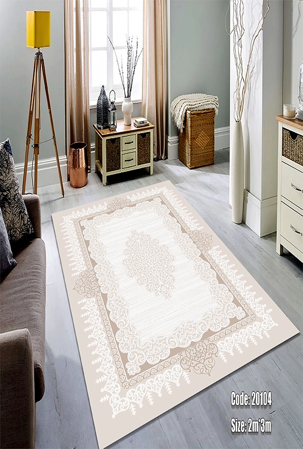 فرشینه و قالیچه (مستطیل، گرد، بیضی) سنتی و مدرن مناسب حال و پذیرایی برند دفه کد DEFEH TOR 191