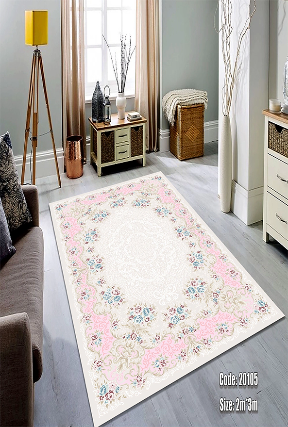 فرشینه و قالیچه (مستطیل، گرد، بیضی) سنتی و مدرن مناسب حال و پذیرایی برند دفه کد DEFEH TOR 199