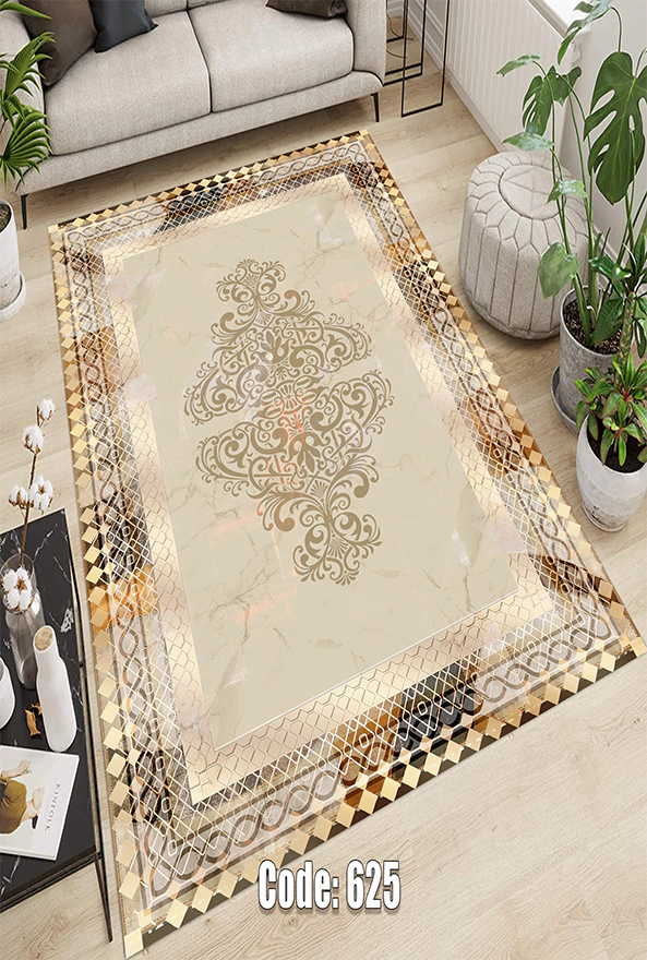 فرشینه و قالیچه (مستطیل، گرد، بیضی) سنتی و مدرن مناسب حال و پذیرایی برند دفه کد DEFEH TOR 200