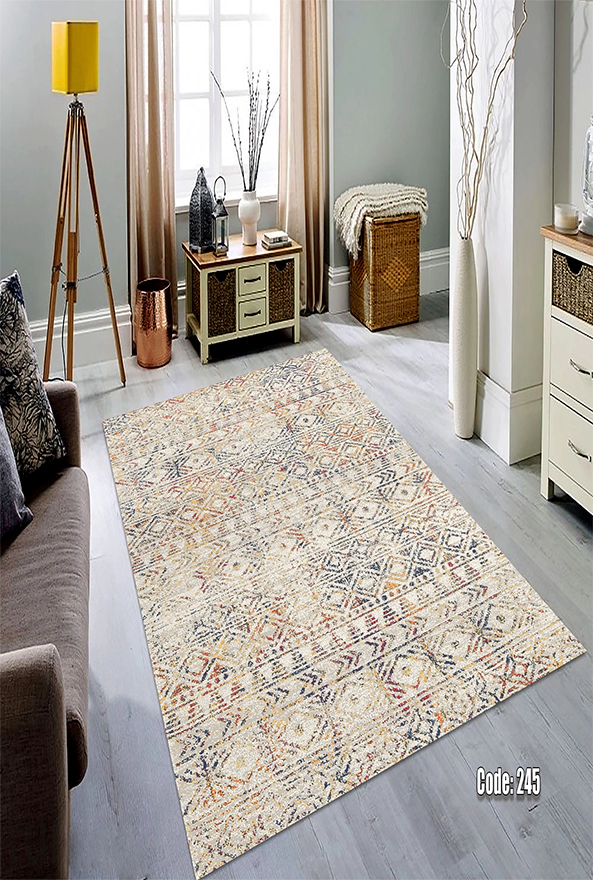 فرشینه و قالیچه (مستطیل، گرد، بیضی) سنتی و مدرن مناسب حال و پذیرایی برند دفه کد DEFEH TOR 209