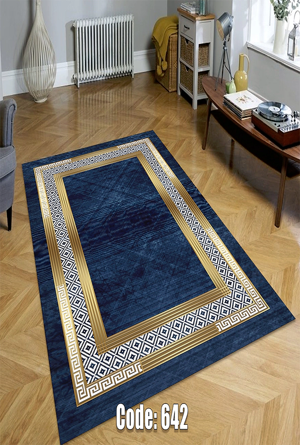 فرشینه و قالیچه (مستطیل، گرد، بیضی) سنتی و مدرن مناسب حال و پذیرایی برند دفه کد DEFEH TOR 210