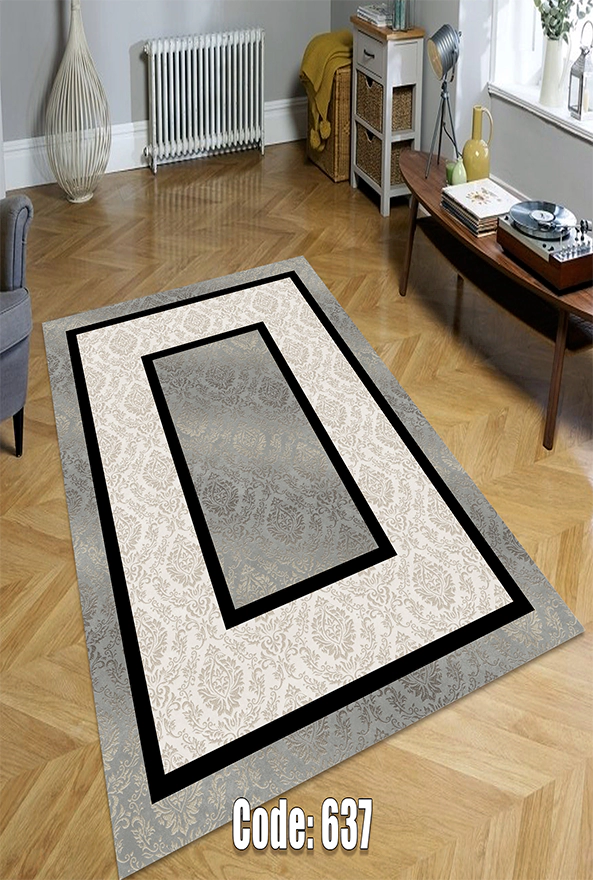 فرشینه و قالیچه (مستطیل، گرد، بیضی) سنتی و مدرن مناسب حال و پذیرایی برند دفه کد DEFEH TOR 211