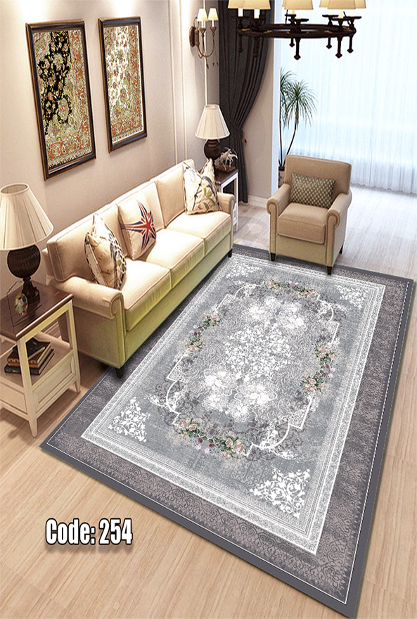 فرشینه و قالیچه (مستطیل، گرد، بیضی) سنتی و مدرن مناسب حال و پذیرایی برند دفه کد DEFEH TOR 216