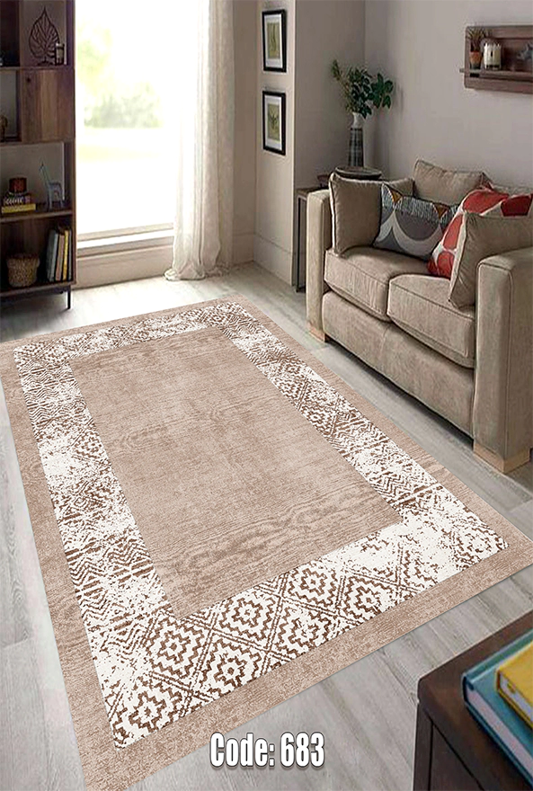 فرشینه و قالیچه (مستطیل، گرد، بیضی) سنتی و مدرن مناسب حال و پذیرایی برند دفه کد DEFEH TOR 226