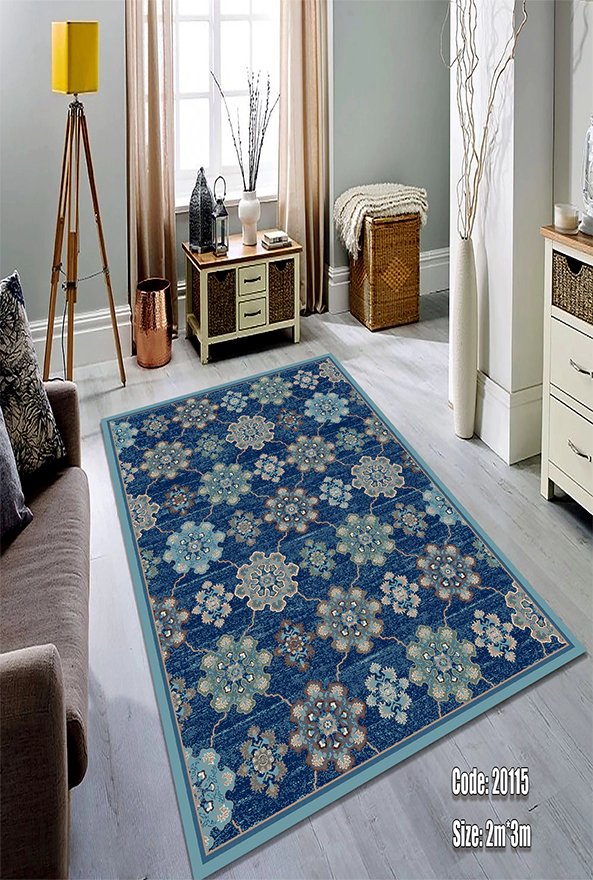 فرشینه و قالیچه (مستطیل، گرد، بیضی) سنتی و مدرن مناسب حال و پذیرایی برند دفه کد DEFEH TOR 228