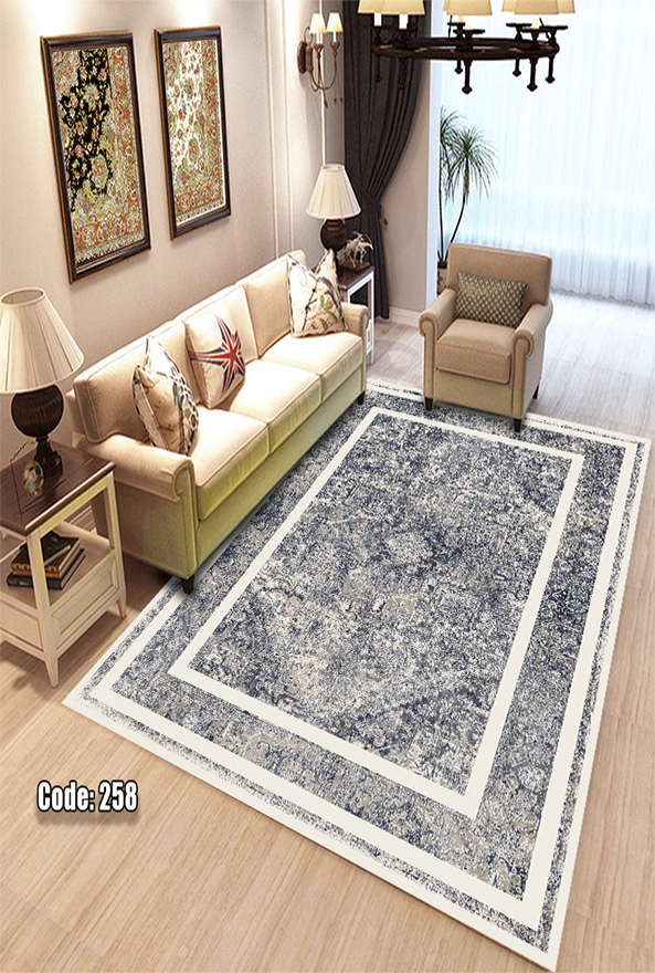 فرشینه و قالیچه (مستطیل، گرد، بیضی) سنتی و مدرن مناسب حال و پذیرایی برند دفه کد DEFEH TOR 230