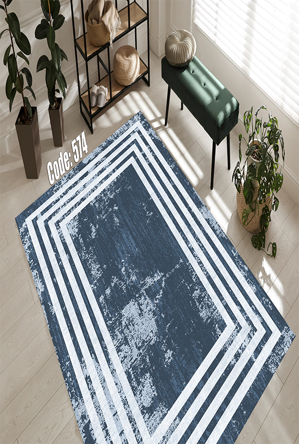 فرشینه و قالیچه (مستطیل، گرد، بیضی) سنتی و مدرن مناسب حال و پذیرایی برند دفه کد DEFEH TOR 231