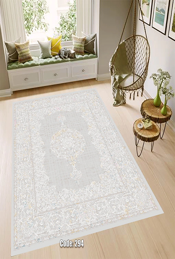 فرشینه و قالیچه (مستطیل، گرد، بیضی) سنتی و مدرن مناسب حال و پذیرایی برند دفه کد DEFEH TOR 241