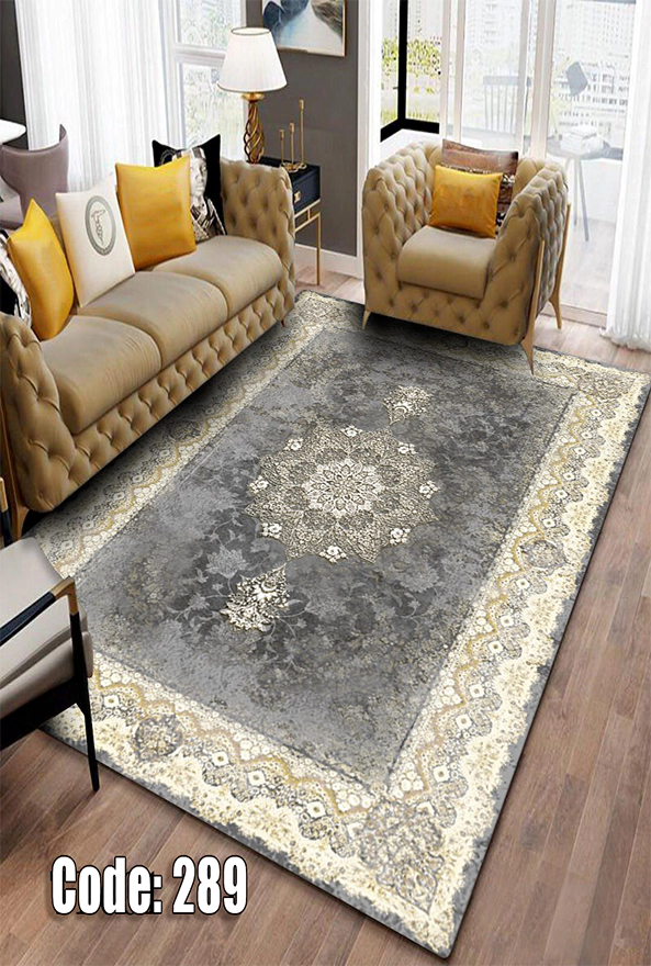 فرشینه و قالیچه (مستطیل، گرد، بیضی) سنتی و مدرن مناسب حال و پذیرایی برند دفه کد DEFEH TOR 243