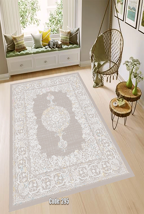 فرشینه و قالیچه (مستطیل، گرد، بیضی) سنتی و مدرن مناسب حال و پذیرایی برند دفه کد DEFEH TOR 247