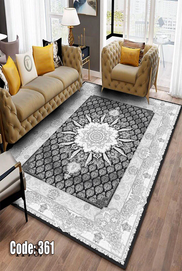 فرشینه و قالیچه (مستطیل، گرد، بیضی) سنتی و مدرن مناسب حال و پذیرایی برند دفه کد DEFEH TOR 248