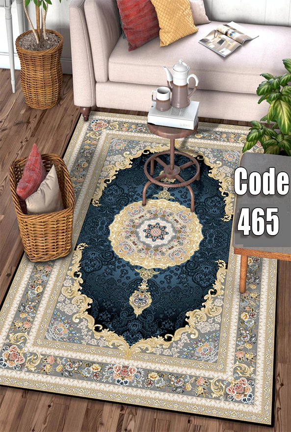 فرشینه و قالیچه (مستطیل، گرد، بیضی) سنتی و مدرن مناسب حال و پذیرایی برند دفه کد DEFEH TOR 249