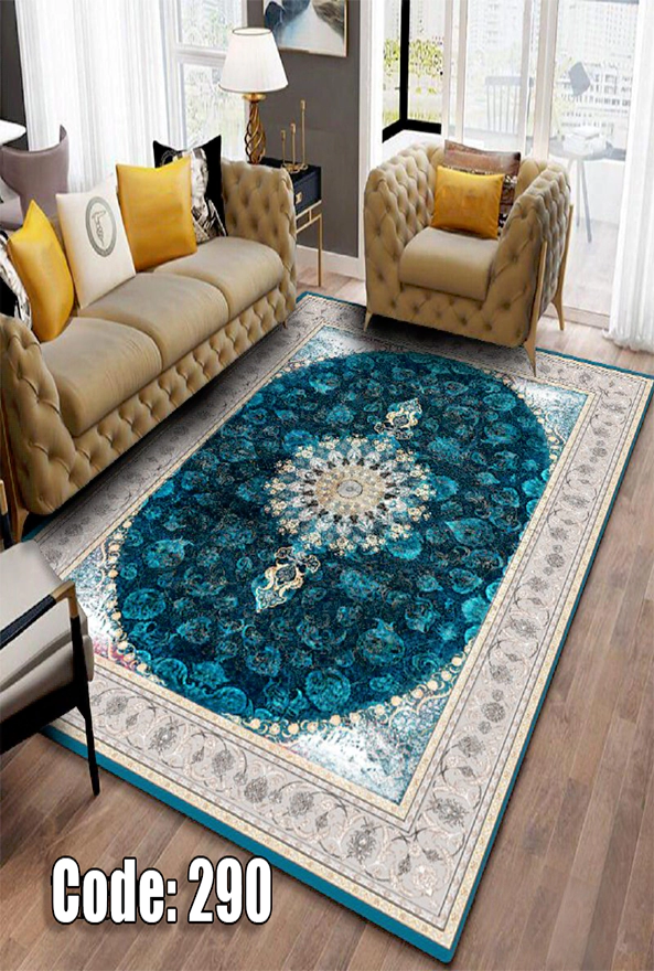 فرشینه و قالیچه (مستطیل، گرد، بیضی) سنتی و مدرن مناسب حال و پذیرایی برند دفه کد DEFEH TOR 250