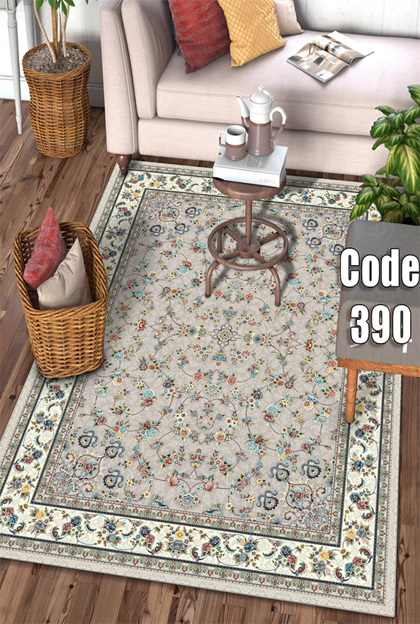 فرشینه و قالیچه (مستطیل، گرد، بیضی) سنتی و مدرن مناسب حال و پذیرایی برند دفه کد DEFEH TOR 252