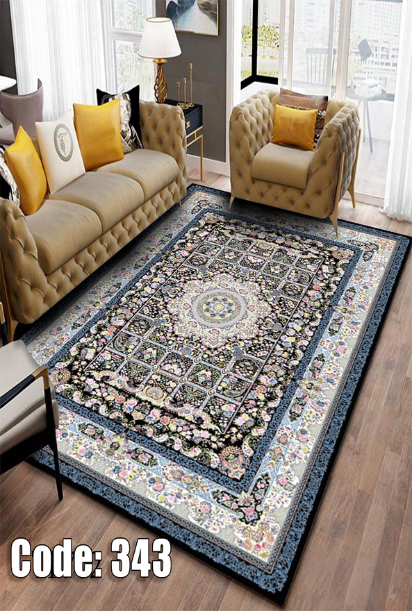 فرشینه و قالیچه (مستطیل، گرد، بیضی) سنتی و مدرن مناسب حال و پذیرایی برند دفه کد DEFEH TOR 267