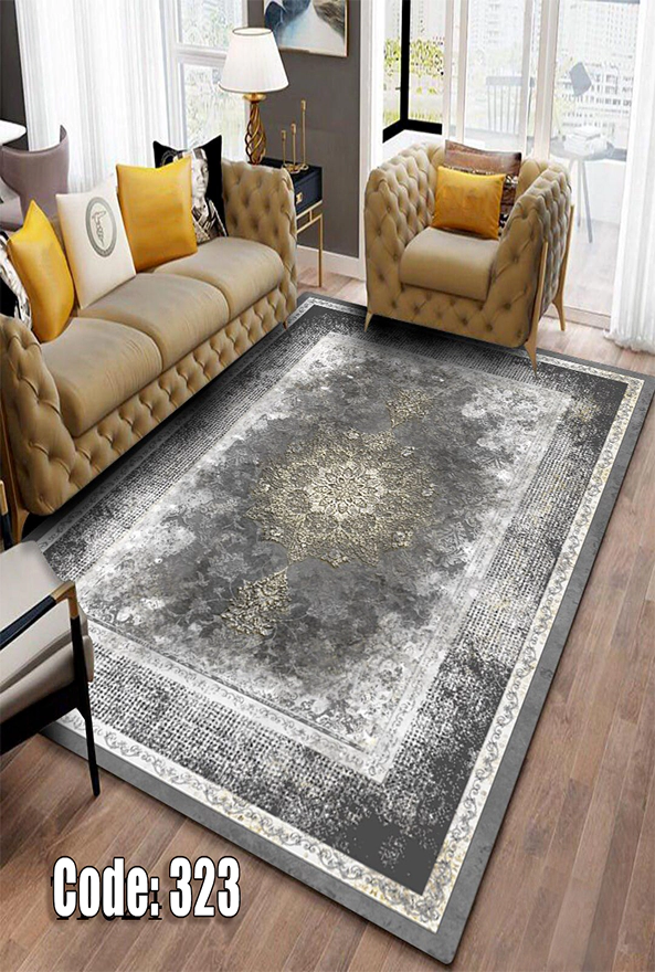 فرشینه و قالیچه (مستطیل، گرد، بیضی) سنتی و مدرن مناسب حال و پذیرایی برند دفه کد DEFEH TOR 268