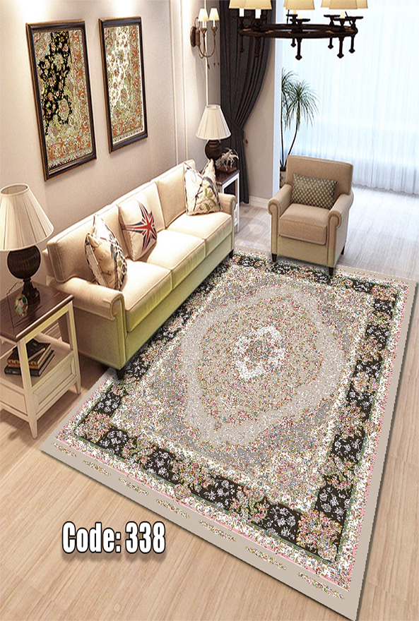 فرشینه و قالیچه (مستطیل، گرد، بیضی) سنتی و مدرن مناسب حال و پذیرایی برند دفه کد DEFEH TOR 271