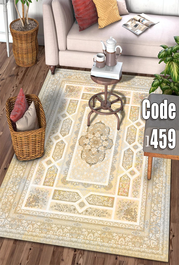 فرشینه و قالیچه (مستطیل، گرد، بیضی) سنتی و مدرن مناسب حال و پذیرایی برند دفه کد DEFEH TOR 274