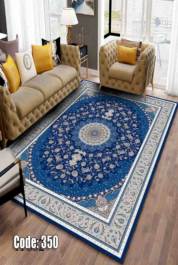 فرشینه و قالیچه (مستطیل، گرد، بیضی) سنتی و مدرن مناسب حال و پذیرایی برند دفه کد DEFEH TOR 277