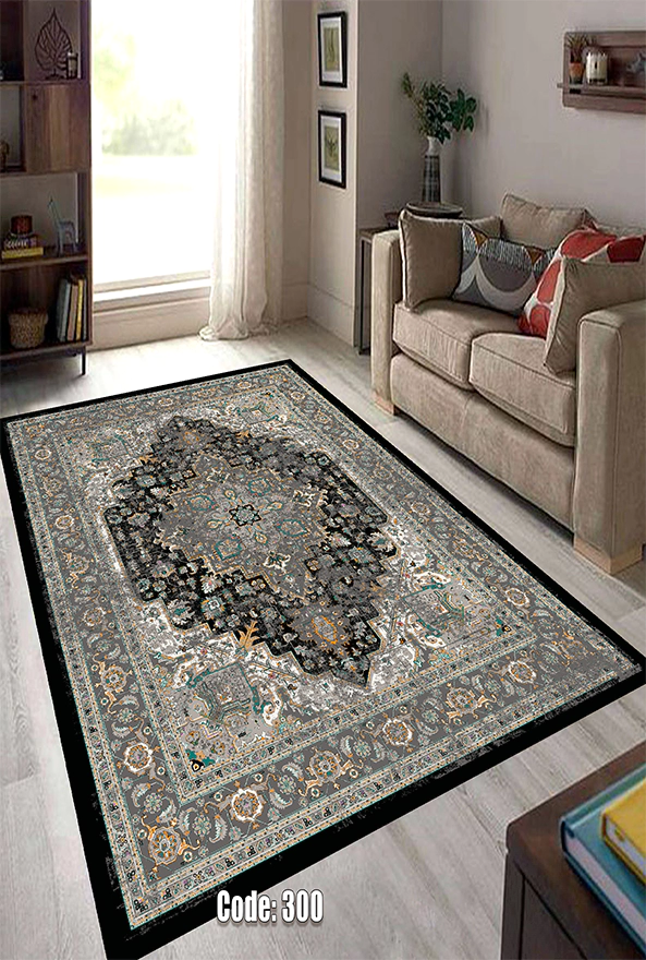 فرشینه و قالیچه (مستطیل، گرد، بیضی) سنتی و مدرن مناسب حال و پذیرایی برند دفه کد DEFEH TOR 279