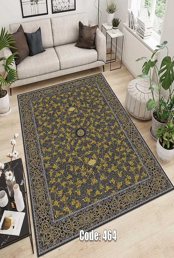 فرشینه و قالیچه (مستطیل، گرد، بیضی) سنتی و مدرن مناسب حال و پذیرایی برند دفه کد DEFEH TOR 280