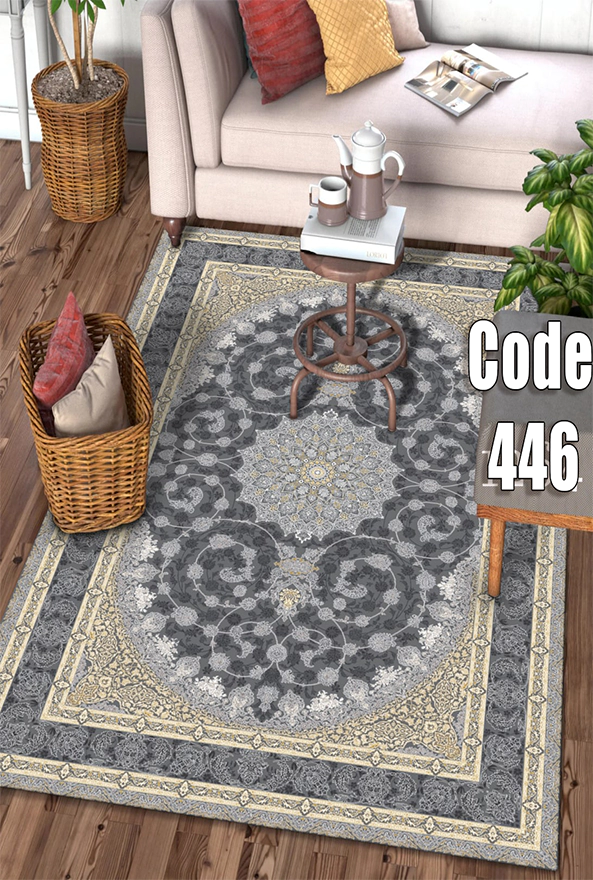 فرشینه و قالیچه (مستطیل، گرد، بیضی) سنتی و مدرن مناسب حال و پذیرایی برند دفه کد DEFEH TOR 284