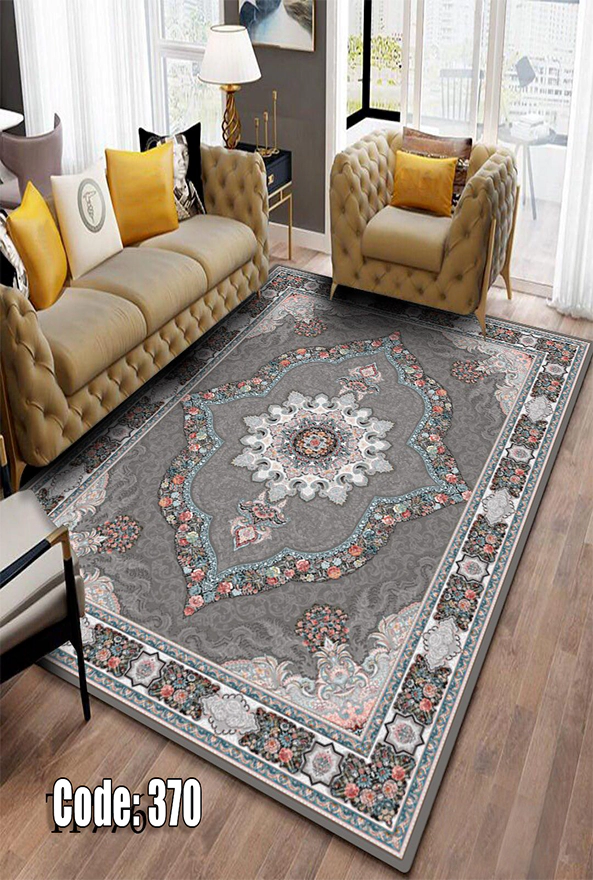 فرشینه و قالیچه (مستطیل، گرد، بیضی) سنتی و مدرن مناسب حال و پذیرایی برند دفه کد DEFEH TOR 286