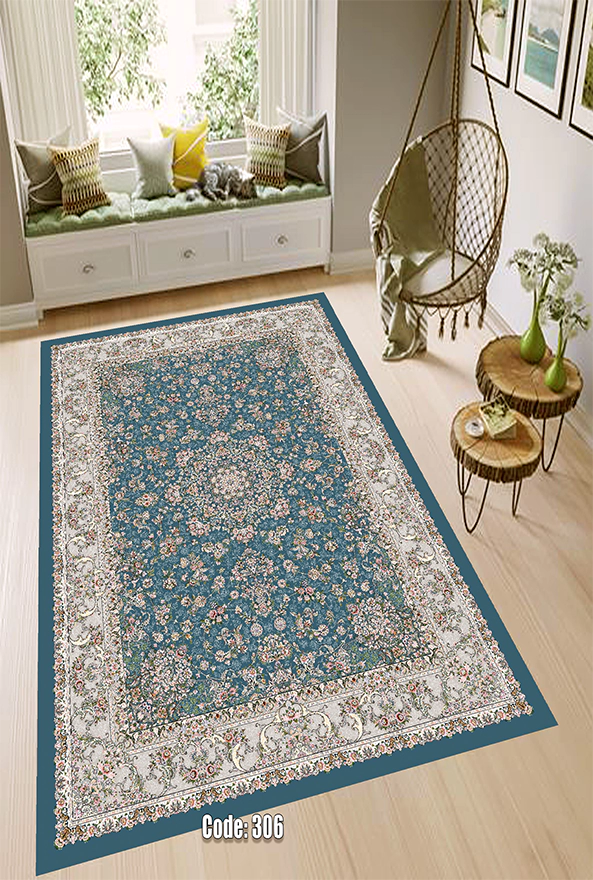 فرشینه و قالیچه (مستطیل، گرد، بیضی) سنتی و مدرن مناسب حال و پذیرایی برند دفه کد DEFEH TOR 287