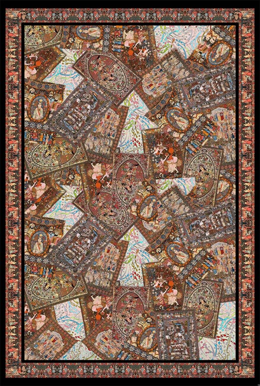 فرشینه و قالیچه سنتی مناسب حال و پذیرایی برند دفه کد DEFEH SN93