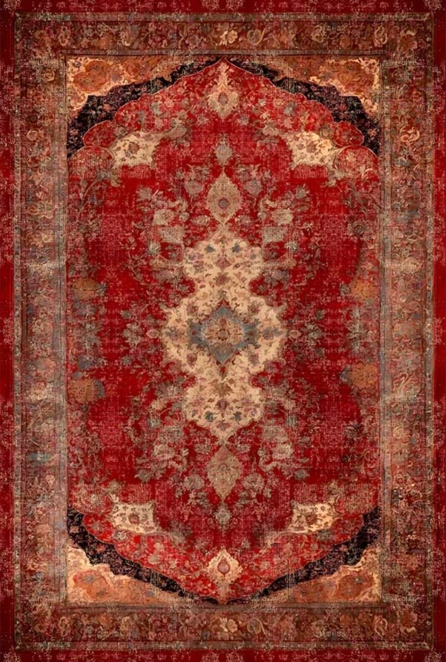 فرشینه و قالیچه سنتی مناسب حال و پذیرایی برند دفه کد DEFEH SN72