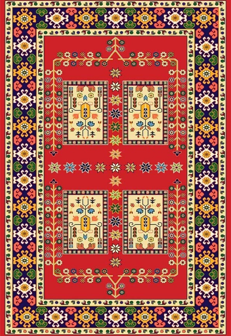 فرشینه و قالیچه سنتی مناسب حال و پذیرایی برند دفه کد DEFEH SN71