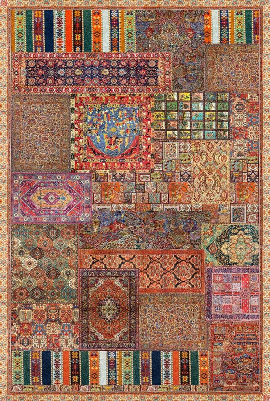 فرشینه و قالیچه سنتی مناسب حال و پذیرایی برند دفه کد DEFEH SN69