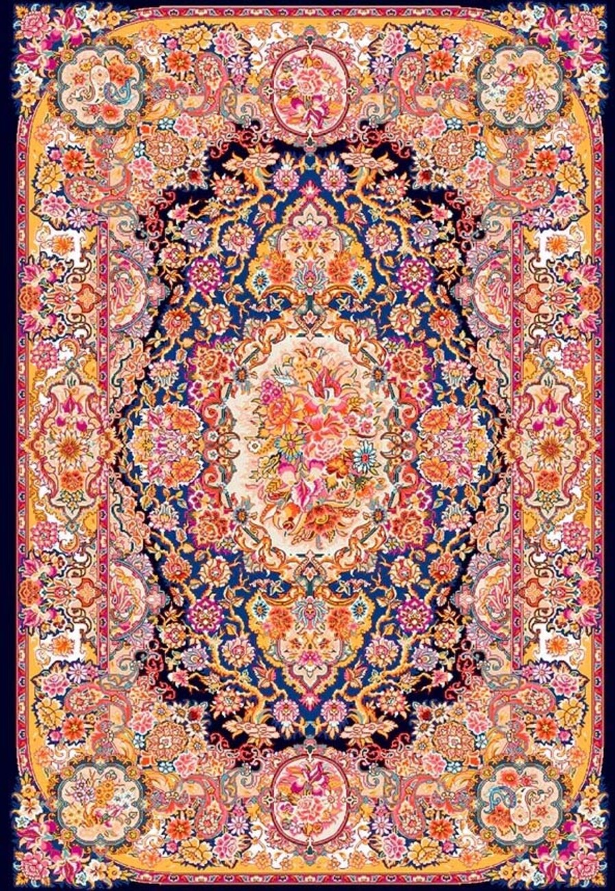 فرشینه و قالیچه سنتی مناسب حال و پذیرایی برند دفه کد DEFEH SN68