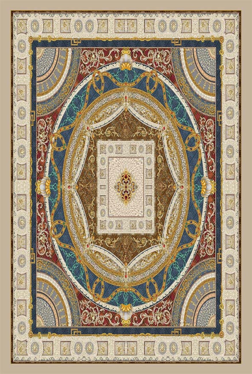 فرشینه و قالیچه سنتی مناسب حال و پذیرایی برند دفه کد DEFEH SN61