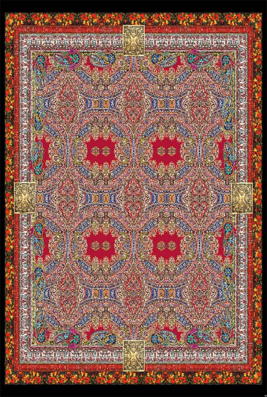 فرشینه و قالیچه سنتی مناسب حال و پذیرایی برند دفه کد DEFEH SN58