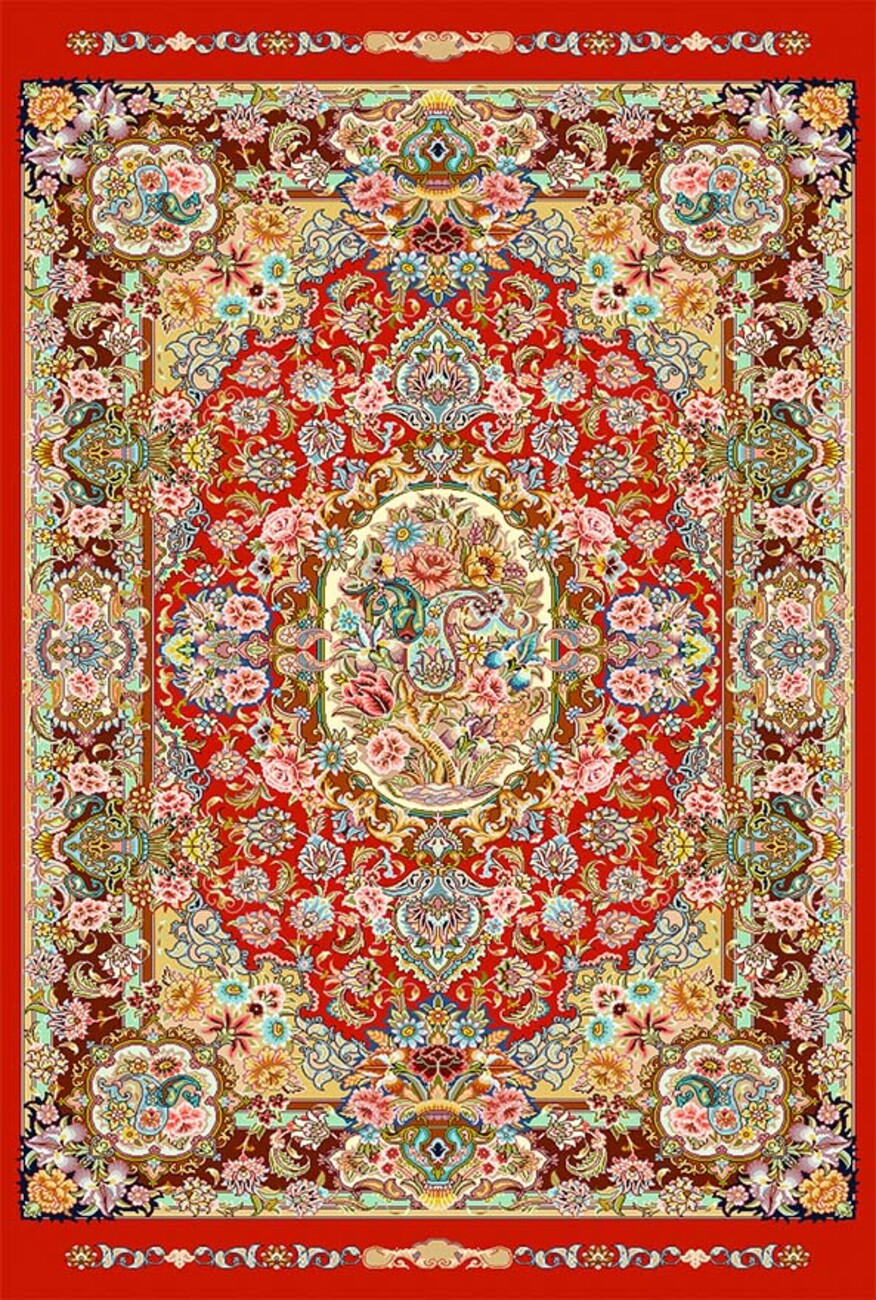 فرشینه و قالیچه سنتی مناسب حال و پذیرایی برند دفه کد DEFEH SN57