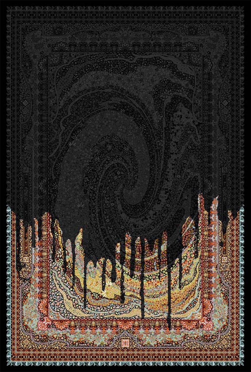 فرشینه و قالیچه سنتی مناسب حال و پذیرایی برند دفه کد DEFEH SN51