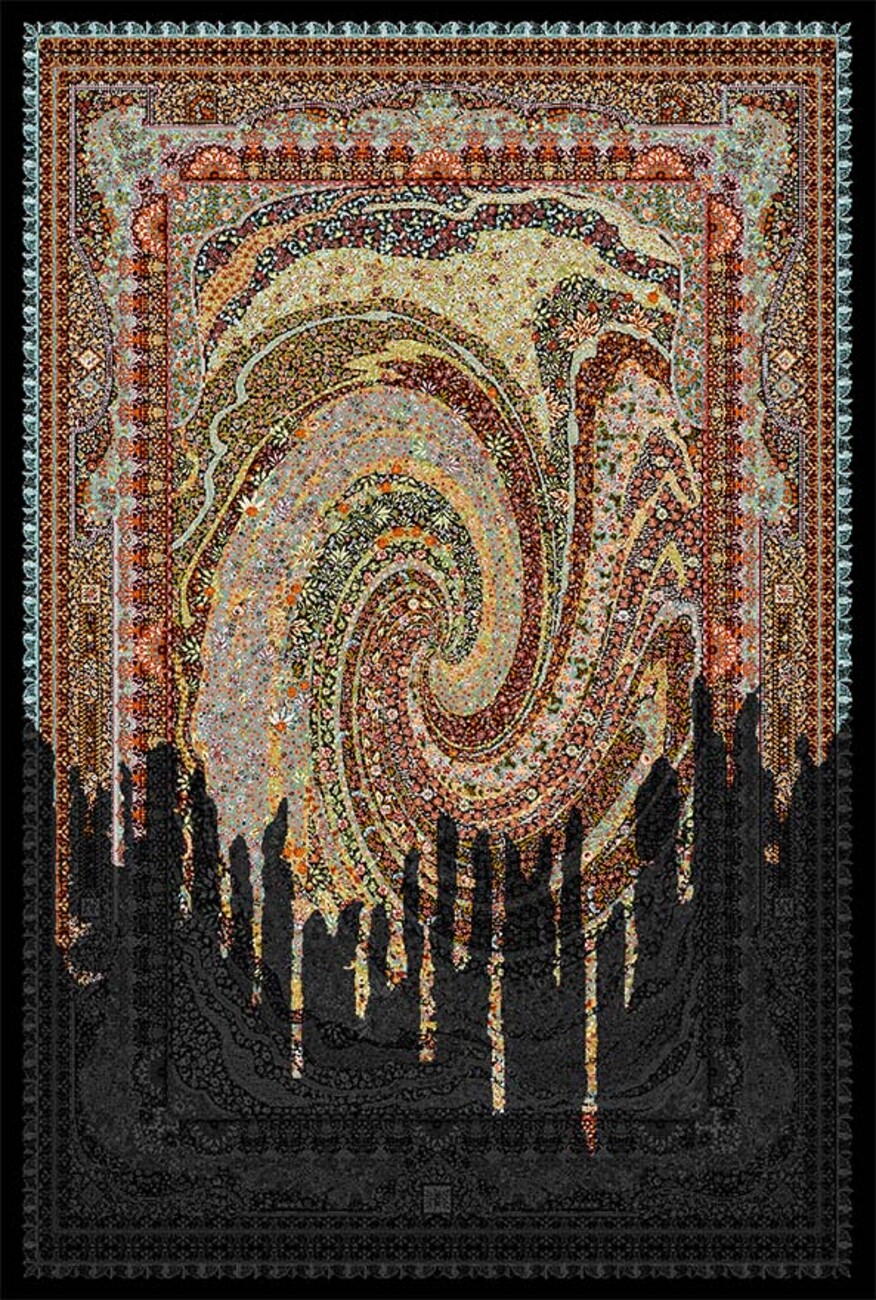 فرشینه و قالیچه سنتی مناسب حال و پذیرایی برند دفه کد DEFEH SN49