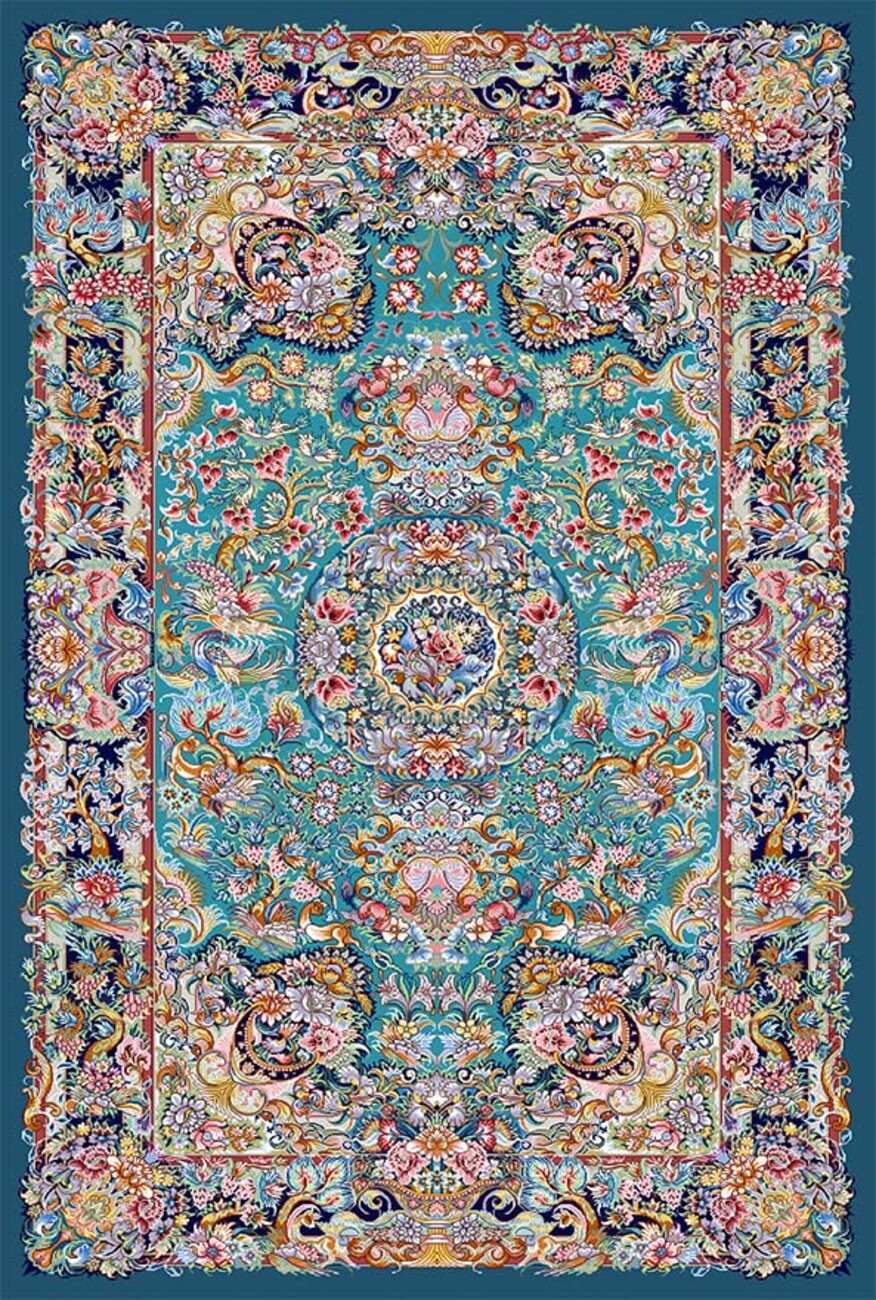 فرشینه و قالیچه مدرن مناسب حال و پذیرایی برند دفه کد DEFEH SN347