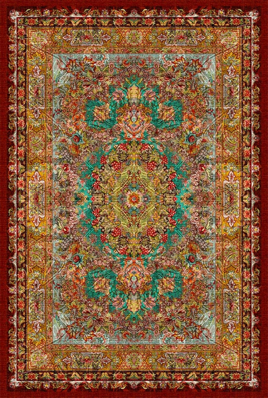 فرشینه و قالیچه مدرن مناسب حال و پذیرایی برند دفه کد DEFEH SN351