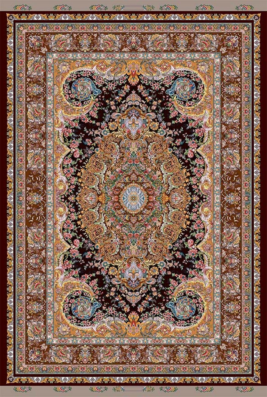 فرشینه و قالیچه مدرن مناسب حال و پذیرایی برند دفه کد DEFEH SN346