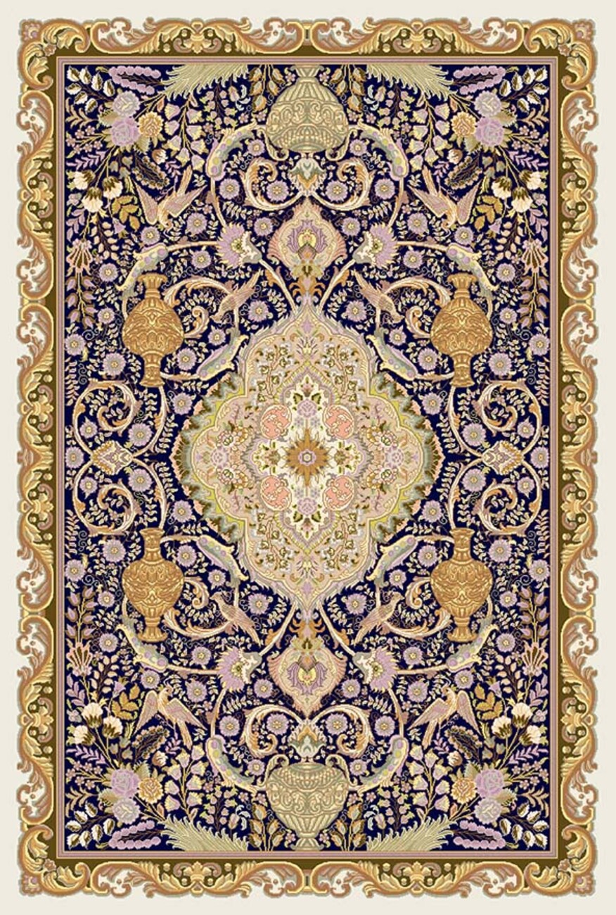 فرشینه و قالیچه مدرن مناسب حال و پذیرایی برند دفه کد DEFEH SN345