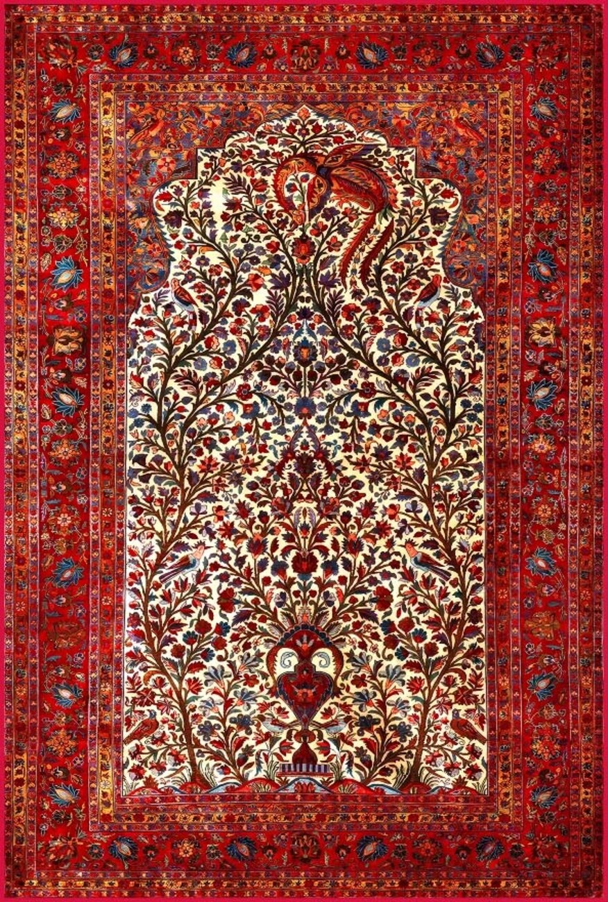 فرشینه و قالیچه مدرن مناسب حال و پذیرایی برند دفه کد DEFEH SN338