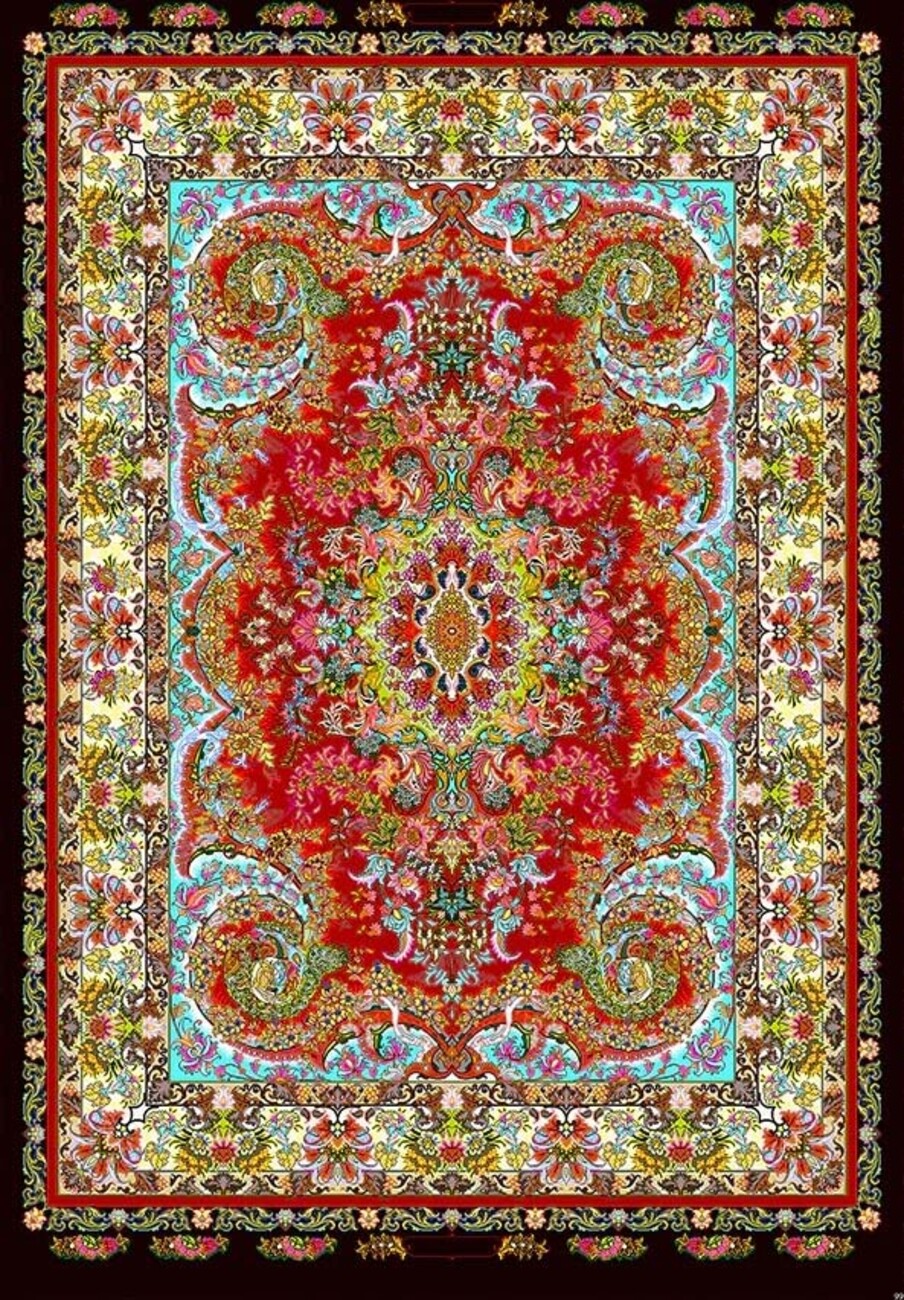 فرشینه و قالیچه مدرن مناسب حال و پذیرایی برند دفه کد DEFEH SN311